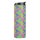 Rainbow Zigzags Thermosbecher (Nach links gedreht)