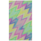 Rainbow Zigzags Tischdecke (Vorderseite)
