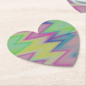 Rainbow Zigzags Untersetzer (angewinkelt)