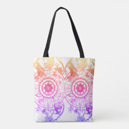 Rainbow Zodiac Astrological Signs  on a Tote Bag Tasche