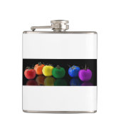 Rainbow Zuhause Office Personalize Destiny Destiny Flachmann (Vorderseite)
