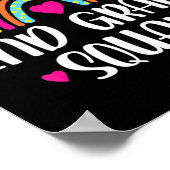 Rainbow Zurück zum zweiten Grade Squad Teacher Poster (Ecke)