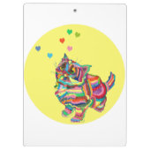 Rainbowcat Klemmbrett (Rückseite)