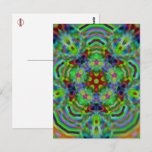 Rainbow'delica Postkarte (Vorne/Hinten)