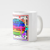 RAINBOWED EINSTELLUNG ODER AUFGEHENDE SONNE ©2013 Jumbo-Tasse (Vorderseite Rechts)