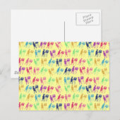 Rainbowed School Girls Postkarte (Vorne/Hinten)