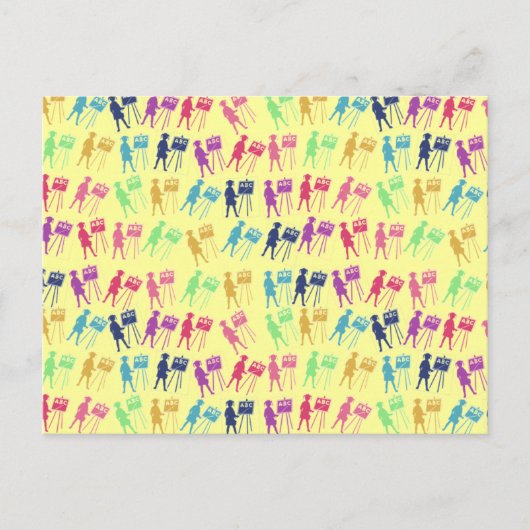 Rainbowed School Girls Postkarte (Vorderseite)