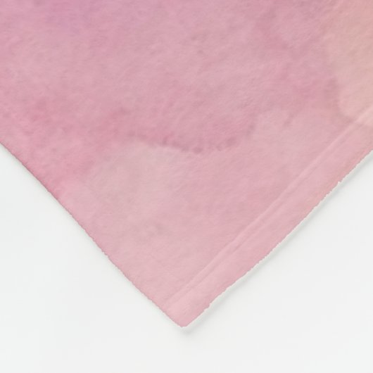 Rainbowed WaterColour Fleecedecke (Ecke)