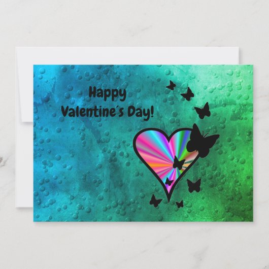 Rainbowheart und Butterfly Save The Date (Vorderseite)