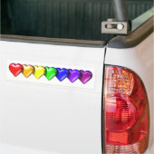 RainbowHearts Autoaufkleber (Auf Lkw)
