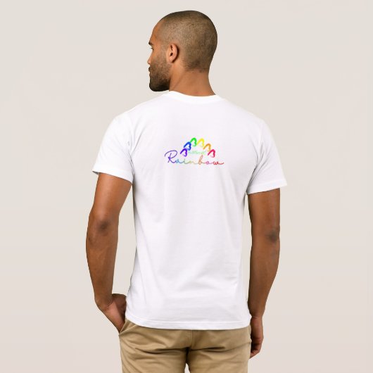 RainbowHearts T-shirt (Schwarz voll)