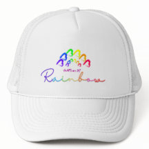 RainbowHearts Trucker-Mütze