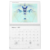 Rainbowjellyfish Fraktal Auge-Süßigkeit - Kalender (Feb 2027)