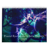Rainbowjellyfish Fraktal Auge-Süßigkeit - Kalender (Titelbild)