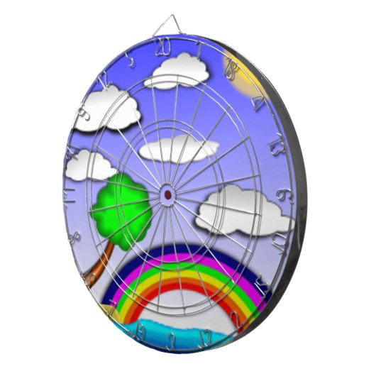 RAINBOWLAND DARTSCHEIBE (Vorderseite rechts)