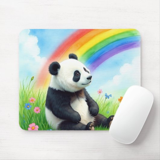 RainbowPandaBear Mousepad (Mit Mouse)