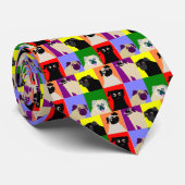 RainbowPugs Krawatte (Gerollt)