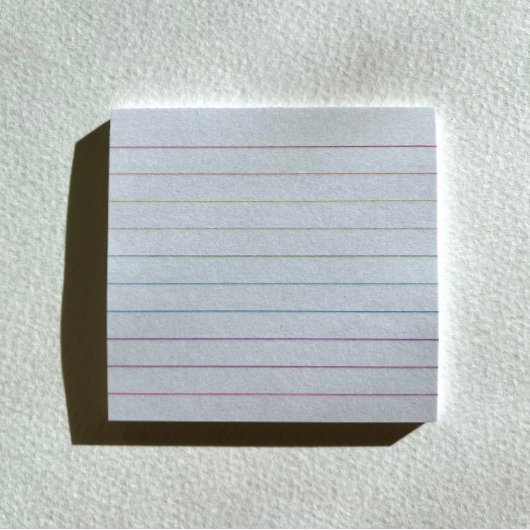 RainbowRule Lined Post-It-Notes Post-it Klebezettel
