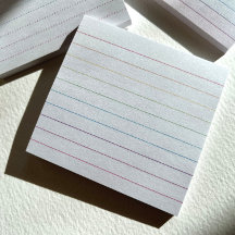 RainbowRule Lined Post-It-Notes