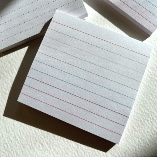 RainbowRule Lined Post-It-Notes Post-it Klebezettel