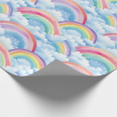  Rainbows and Clouds Geschenkpapier (Ecke)