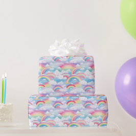  Rainbows and Clouds Geschenkpapier