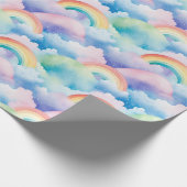  Rainbows and Clouds Geschenkpapier (Ecke)