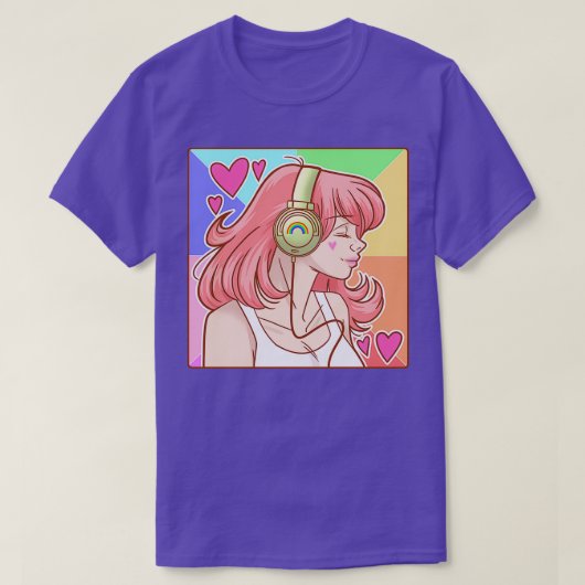 Rainbows and Hearts T-Shirt (Design vorne)