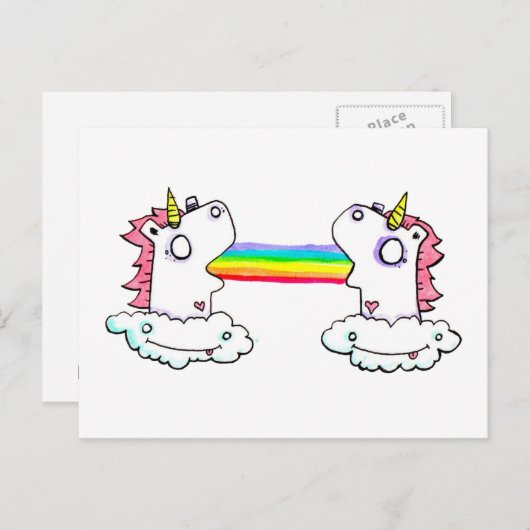 Rainbows Apart by Emi Boz Postkarte (Vorne/Hinten)