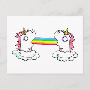 Rainbows Apart by Emi Boz Postkarte
