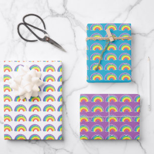 Rainbows auf dem Gebiet des Kunsthandwerks und der Geschenkpapier Set