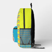 Rainbows auf einem Brunnen Bedruckter Rucksack (Rechts)