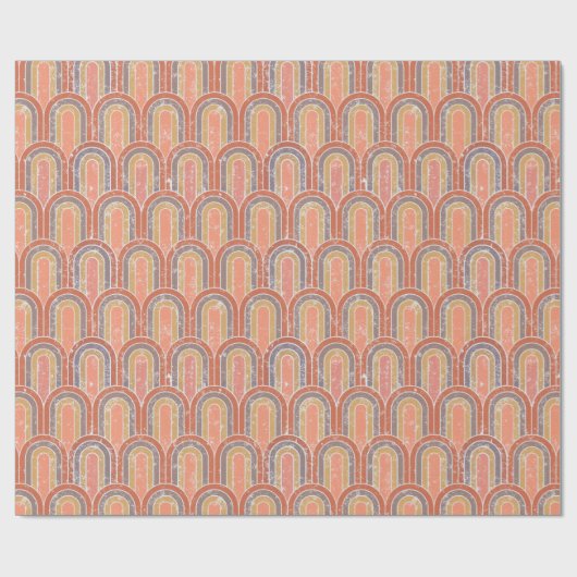 Rainbows aufgerollt geschenkpapier (Flach)