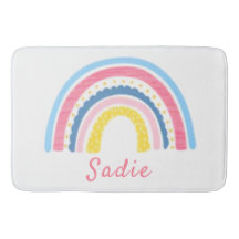 Rainbows Boho Pink Blue Yellow Name Niedlich