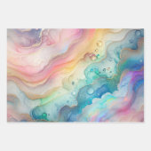 Rainbows & Bubbles Geschenkblätter Geschenkpapier Set (Vorderseite 2)