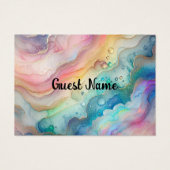 Rainbows & Bubbles Platzkarten (Vorderseite)