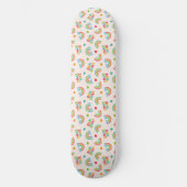 Rainbows & Clouds-Muster Skateboard (Vorderseite)