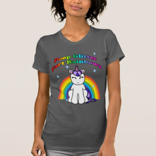 Rainbows der Glitzer Furz gekackt T-Shirt