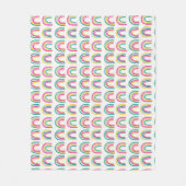 Rainbows Fleecedecke (Vorderseite)