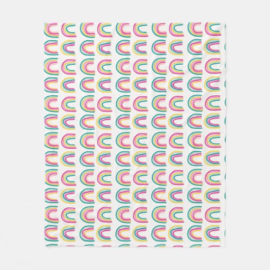Rainbows Fleecedecke (Vorderseite)