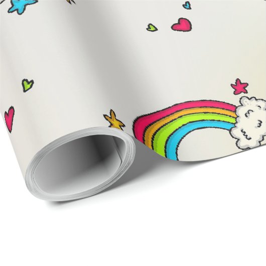 Rainbows Geschenkpapier (Rolleneckpunkt)