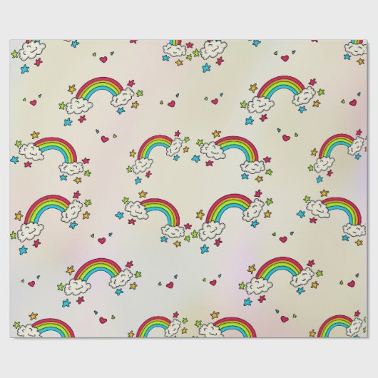 Rainbows Geschenkpapier (Flach)