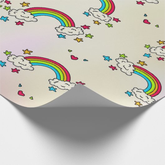 Rainbows Geschenkpapier (Ecke)