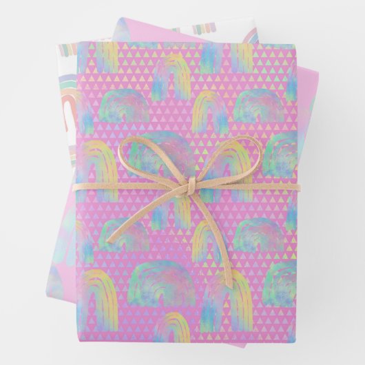 Rainbows Geschenkpapier Set (Beispiel)