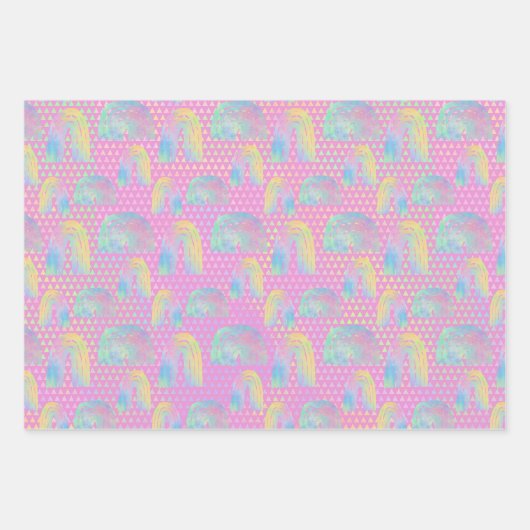 Rainbows Geschenkpapier Set (Vorderseite)