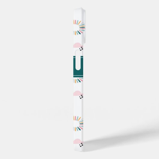 Rainbows & Herz-Muster Case-Mate iPhone Hülle (Rückseite / Rechts)