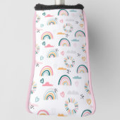 Rainbows & Herz-Muster Golf Headcover (Rotieren 90)
