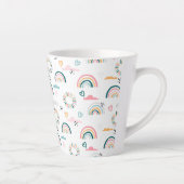 Rainbows & Herz-Muster Milchtasse (Rechts)