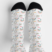 Rainbows & Herz-Muster Socken (Oben)
