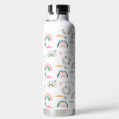 Rainbows & Herz-Muster Trinkflasche (Rechts)